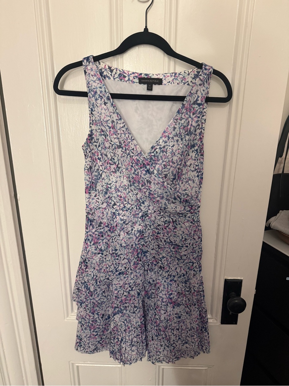 Banana Republic Chiffon Floral Layered Dress